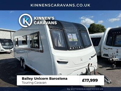 Bailey Unicorn Barcelona 2018 4 Berth Touring Caravan