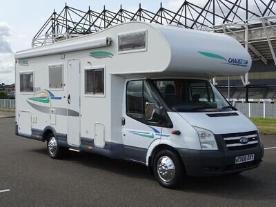 2008 FORD TRANSIT 2.4 DIESEL CHAUSSON WELCOME 28 MOTORHOME 6 BERTH 26K MILES