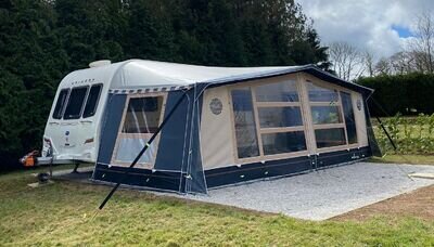 2011 BAILEY UNICORN VALENCIA + FULL ISABELLA AWNING AND AMAZING COMPLETE SET-UP.