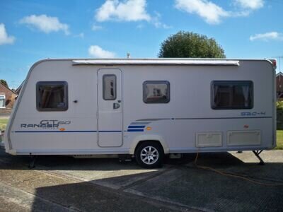 Bailey 4 Berth Caravan Fixed Double Bed