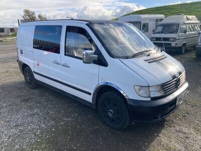 Mercedes vito camper van rock n roll bed 52 plate long mot