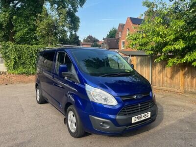 camper van for sale uk, Ford Transit Custom, L1 H1, 2018, No VAT, 2 birth