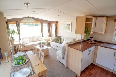 CARAVAN FOR SALE ON SITE - SWIFT MOSELLE ON 12 MONTH SITE - HOLIDAY PARK LYTHAM