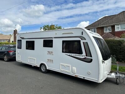 2015 lunar clubman si - 4 berth -island bed - motor mover -touring caravan