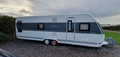 HOBBY 720 KWFU 6/7 Berth Caravan, 2020 model, like UKFE. AIRCON!! Lovely Cond **