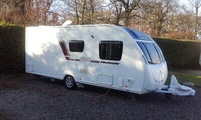 4 berth touring caravans used fixed bed