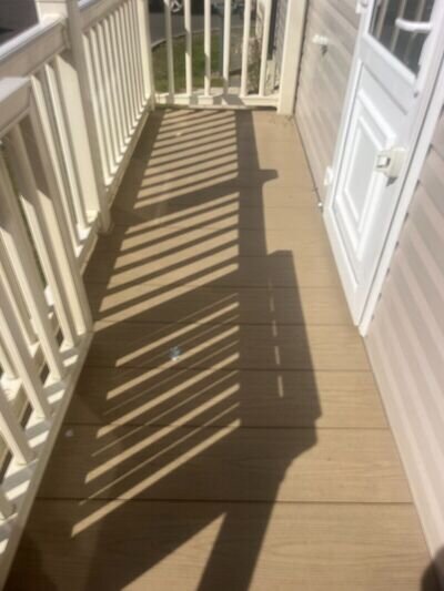 used caravan decking