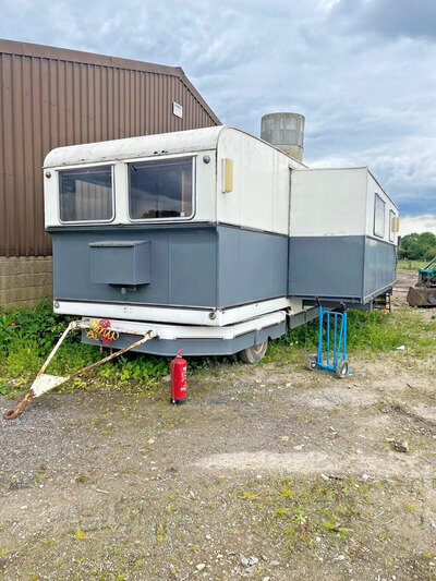 Fairground showman caravan