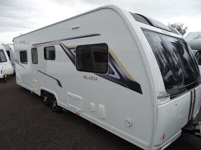 Lunar Alaria TR 2019 4 Berth Twin Axle Touring Caravan 8ft Wide,Island Bed,Mover