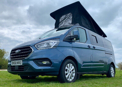 2018 FORD TRANSIT CUSTOM LTD CAMPER WITH POP TOP LOW MILAGE