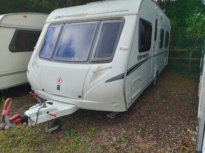 2008 Abbey Expression 540 4 Berth Fixed Bed Caravan, Motor Mover