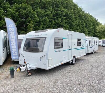 ✅2018 BAILEY PURSUIT 530 4 BERTH FIXED BED CARAVAN - MOTOR MOVER - PX WELCOME✅