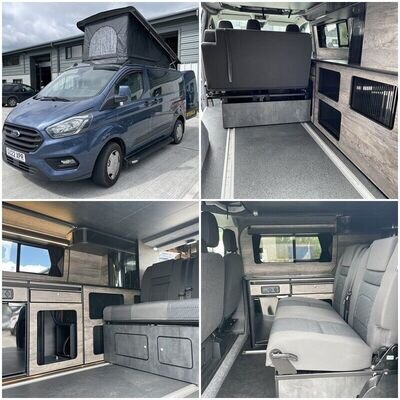 Ford Custom Campervan, Elevating Roof, Rear Seats on Sliding Rails, Gas Hob Sink