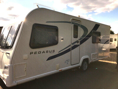 2011 BAILEY PEGASUS VERONA ~ 4 BERTH FIXED BED CARAVAN + MOTOR MOVER