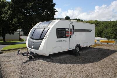 2015 Sterling Eccles Quartz SE Luxury Transverse Island Bed 4 Berth Caravan