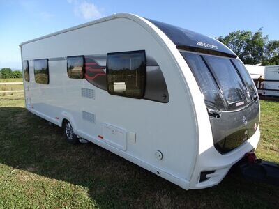 Swift Eccles 580AL 2018 4 Berth Single Axle Touring Caravan, Mover, Island Bed