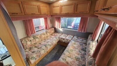 Statesman 6 berth twin wheelbase caravan, motor mover fitted,