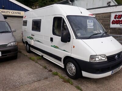 Fiat ducato 2.3jtd trigano triboute camper vans motorhomes