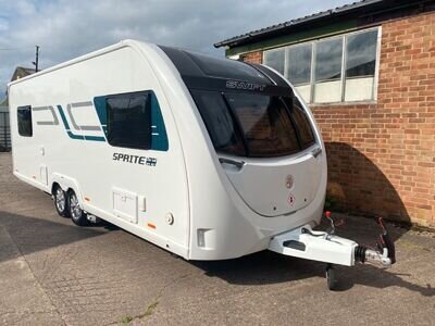 Swift Sprite Quattro DD 6 berth caravan with Diamond Pack 2018 model