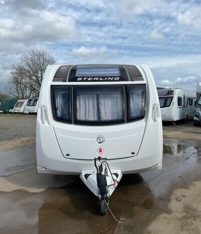2012 Sterling Eccles 514 Sport 4 berth fixed bed caravan with motormover