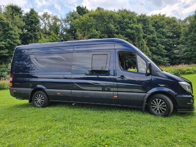 Mercedes sprinter 20 edition lwb 316 motorhome , Low MIles ,Blue Pearl metallic