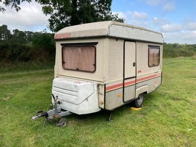 SPARES or REPAIRS Rapido folding caravan + awning + extras