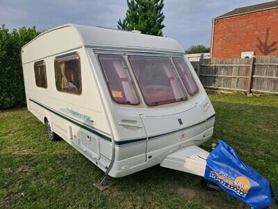 Abbey Aventura 320 4 berth Caravan 2003 with awning and extras