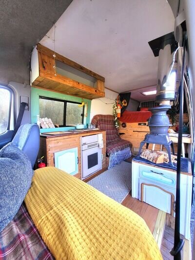 Linda The LWB Mercedes Sprinter!! Cosy home on Wheels with log burner!!