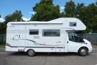 2009 Hymer Carado A366 6 Berth Bunk Beds Garage Motorhome CamperVan For Sale