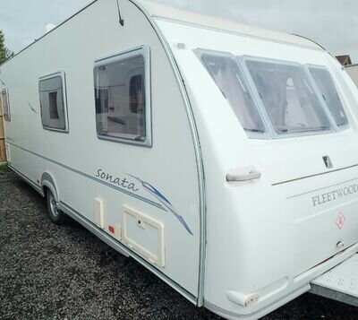 Adria Fleetwood Sonata 2007 Fixed Double 6 Berth Motormover Caravan