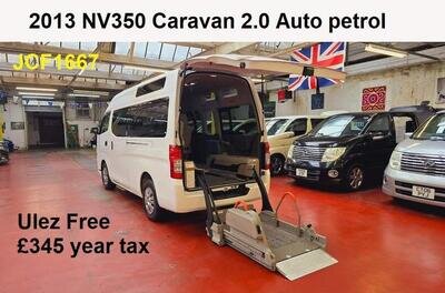 Nissan NV350 CARAVAN TWIN WHEEL CHAIR AUTO LIFT NV350 CARAVAN TWIN WHEEL CHAIR A