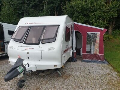 REDUCED FOR AUTUMN Elddis Odyssey 5 Berth Caravan two separate living areas