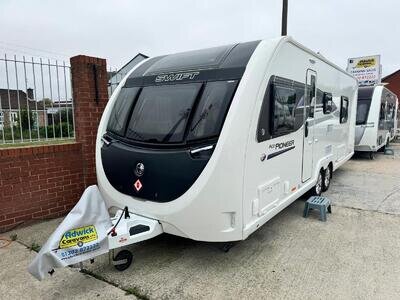 Swift Ace Poioner Twin Axle Fixed Bed Side Dinette Rear Bathroom