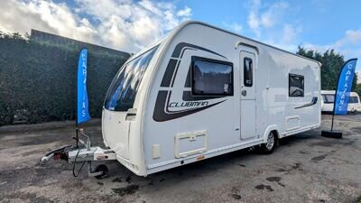 LUNAR CLUBMAN SB - 2014 4 BERTH CARAVAN WITH MOTOR MOVER & END WASHROOM