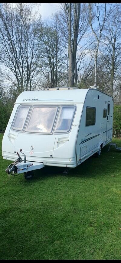 Sterling Eccles Moonstone 2006 4 Berth Caravan full length bradcot awning includ