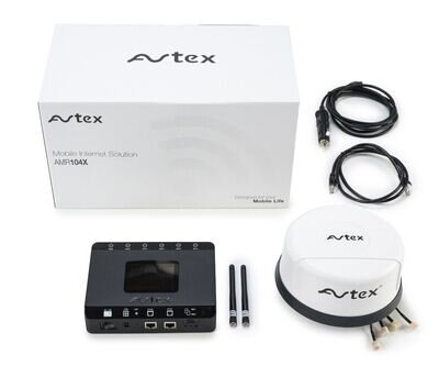 AVTEX AMR104X MOBILE 4G 5G WIFI INTERNET ROUTER SYSTEM MOTORHOME CARAVAN WHITE