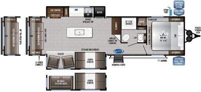 AMERICAN CARAVAN 2023 DELLA TERRA SLIDEOUT TOURER ALTA 292 used for 2 weeks