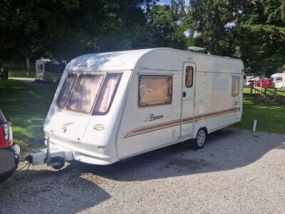 Elddis Firestorm 534 Avante Touring Caravan with Fixed bed and Motor Mover