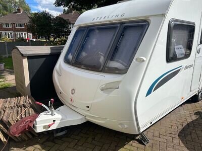 4 berth, fixed bed caravan