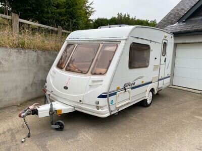 Sterling Europa 2004 390 2 Berth Caravan With Motor Mover End Kitchen