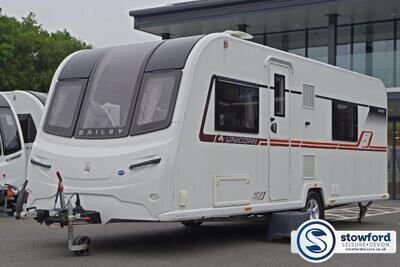 Bailey Unicorn 4 Cadiz 2018, Used Touring Caravan