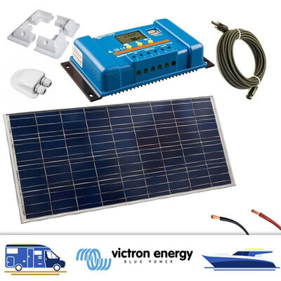 Victron PWM Controller 30a with 140w Solar Panel and Mounting Kit SCC010030050