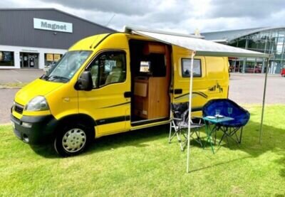 Motorhome with shower/toilet