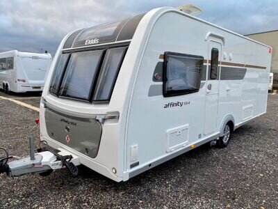 Elddis Affinity 554 4 Touring caravan fixed island bed end bathroom 2024 Service