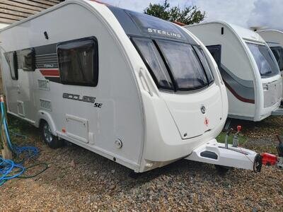 2013 Sterling Eccles SE Topaz 2 Berth End Washroom Caravan, Motor Mover