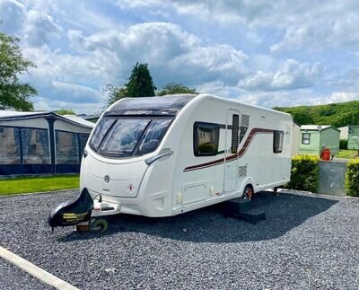 Swift Conqueror 560, 2017 model touring caravan with free seasonal pitch