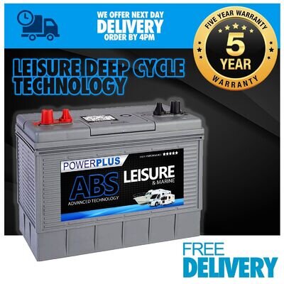 PowerPlus LXD120 12V 120ah Leisure PRO Battery - Dual Terminal