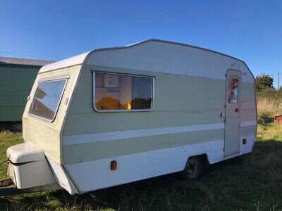 sprite caravan - Well used festival home with lots of history ( and damage)