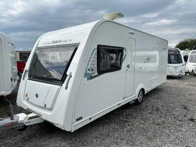 2018 ELDDIS XPLORE 554 - 4 BERTH CARAVAN TRANSVERSE ISLAND BED