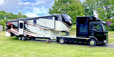 5th Fifth wheel American trailer rv caravan landmark